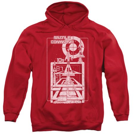 Atari Hoodie Lift Off Red Sweatshirt Hoody