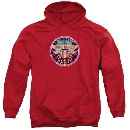 Atari Hoodie Yars Revenge Patch Red Sweatshirt Hoody
