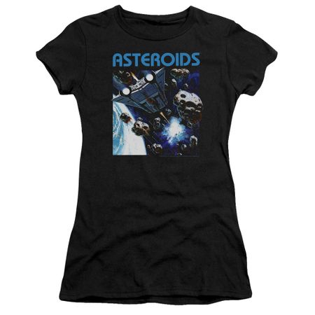 Atari Juniors Shirt 2600 Asteroids Black T-Shirt