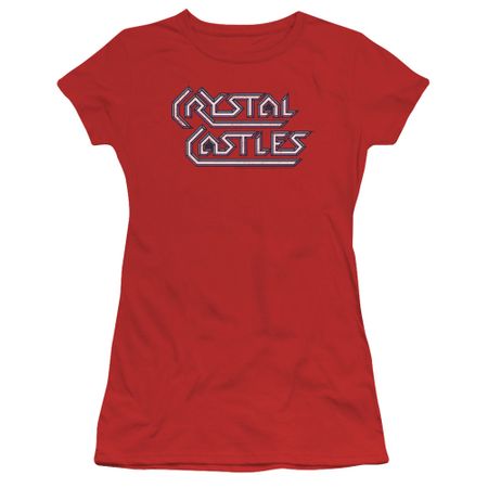 Atari Juniors Shirt Crystal Castles Logo Red T-Shirt