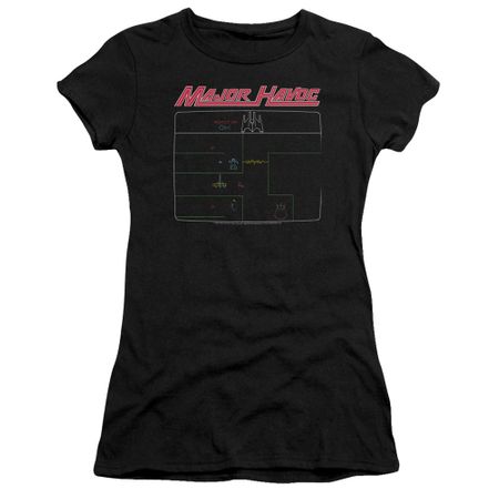 Atari Juniors Shirt Major Havoc Screen Black T-Shirt