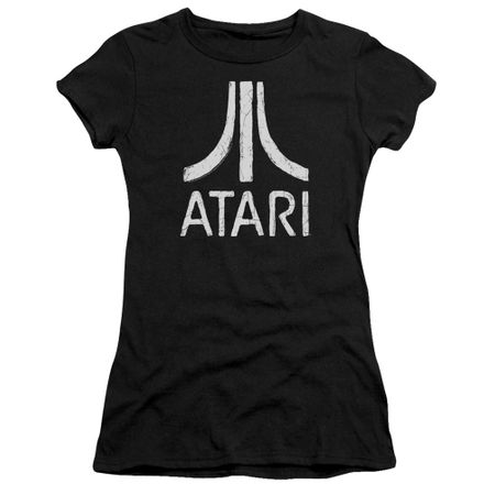 Atari Juniors Shirt Rough Logo Black T-Shirt