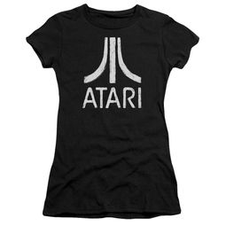 Atari Juniors Shirt Rough Logo Black T-Shirt