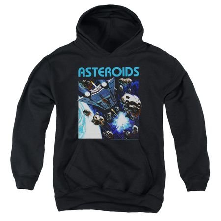 Atari Kids Hoodie 2600 Asteroids Black Youth Hoody