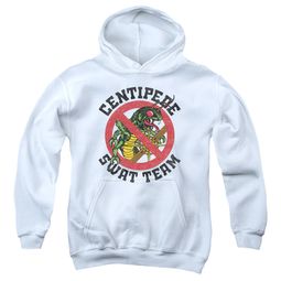 Atari Kids Hoodie Centipede Swat Team White Youth Hoody
