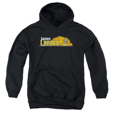 Atari Kids Hoodie Lunar Lander Black Youth Hoody