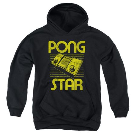 Atari Kids Hoodie Pong Star Black Youth Hoody