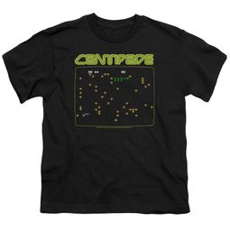 Atari Kids Shirt Centipede Screen Black T-Shirt