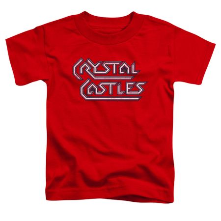 Atari Kids Shirt Crystal Castles Logo Red T-Shirt