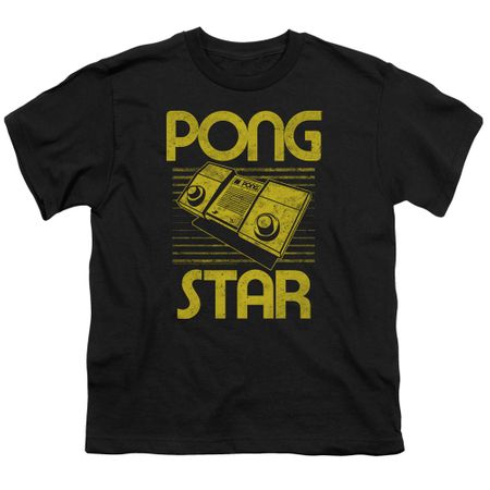 Atari Kids Shirt Pong Star Black T-Shirt