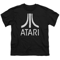 Atari Kids Shirt Rough Logo Black T-Shirt