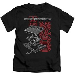 Atari Kids Shirt Video Computer System 2600 Black T-Shirt