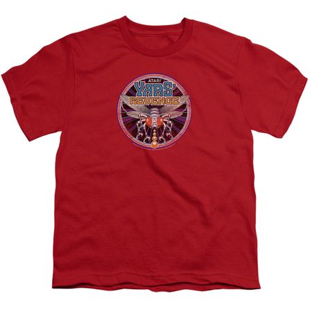 Atari Kids Shirt Yars Revenge Patch Red T-Shirt