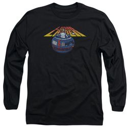 Atari Long Sleeve Shirt Lunar Globe Black Tee T-Shirt Atari Long Sleeve Shirt Lunar Globe Black Tee T-Shirt