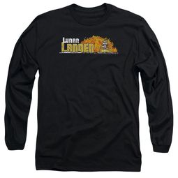 Atari Long Sleeve Shirt Lunar Lander Black Tee T-Shirt