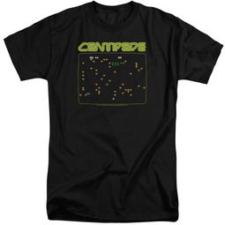 Atari Shirt Asteroids Screen Black Tall T-Shirt