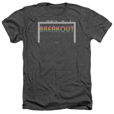 Atari Shirt Breakout 2600 Heather Charcoal T-Shirt