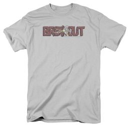 Atari Shirt Breakout Distressed Silver T-Shirt