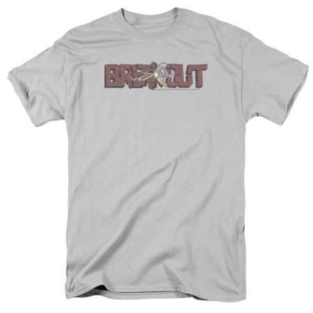 Atari Shirt Breakout Distressed Silver T-Shirt