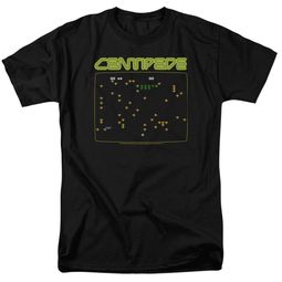 Atari Shirt Centipede Screen Black T-Shirt