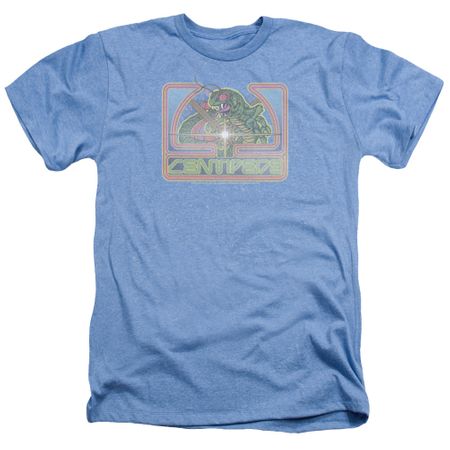 Atari Shirt Classic Centipede Heather Light Blue T-Shirt