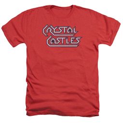 Atari Shirt Crystal Castles Logo Heather Red T-Shirt