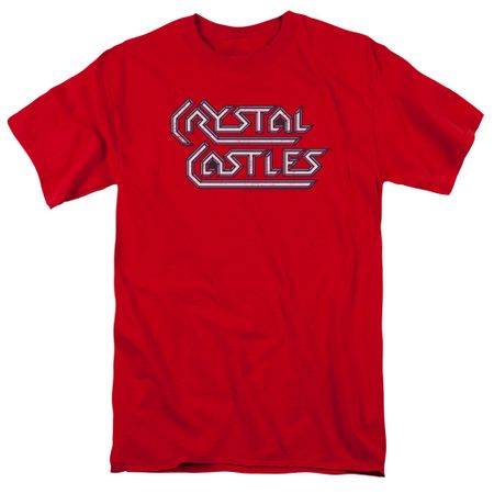 Atari Shirt Crystal Castles Logo Red T-Shirt