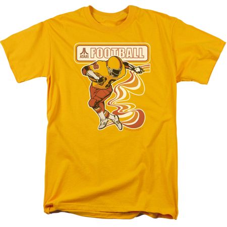 Atari Shirt Football Player Gold T-Shirt