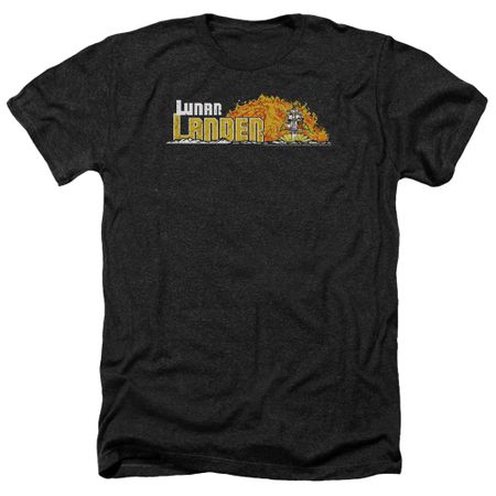 Atari Shirt Lunar Lander Heather Black T-Shirt