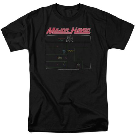 Atari Shirt Major Havoc Screen Black T-Shirt