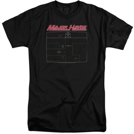 Atari Shirt Major Havoc Screen Black Tall T-Shirt