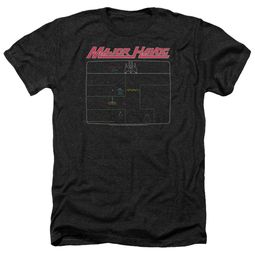 Atari Shirt Major Havoc Screen Heather Black T-Shirt