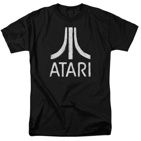 Atari Shirt Rough Logo Black T-Shirt