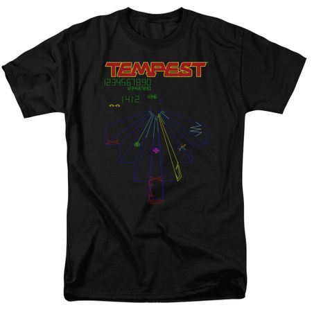 Atari Shirt Tempest Screen Black Tall T-Shirt
