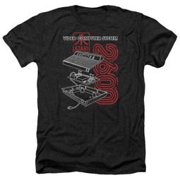 Atari Shirt Video Computer System 2600 Heather Black T-Shirt