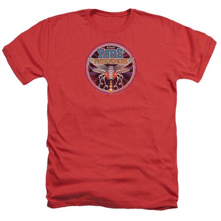 Atari Shirt Yars Revenge Patch Heather Red T-Shirt