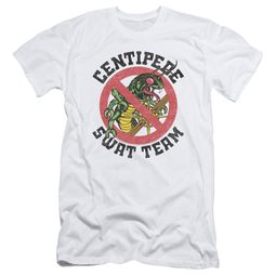 Atari Slim Fit Shirt Centipede Swat Team White T-Shirt