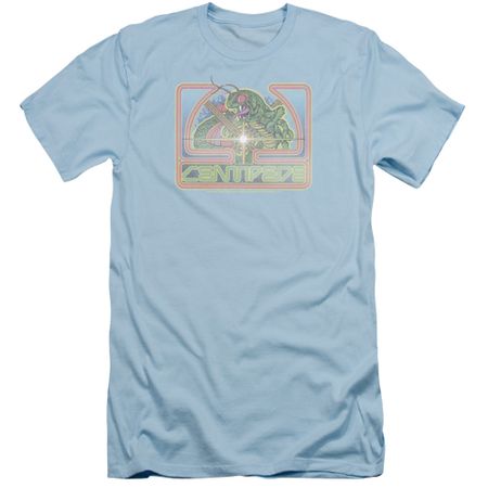 Atari Slim Fit Shirt Classic Centipede Light Blue T-Shirt