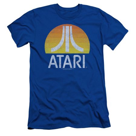 Atari Slim Fit Shirt Logo Royal T-Shirt