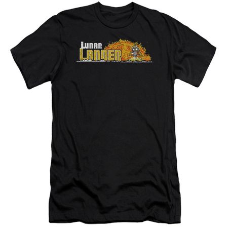 Atari Slim Fit Shirt Lunar Lander Black T-Shirt