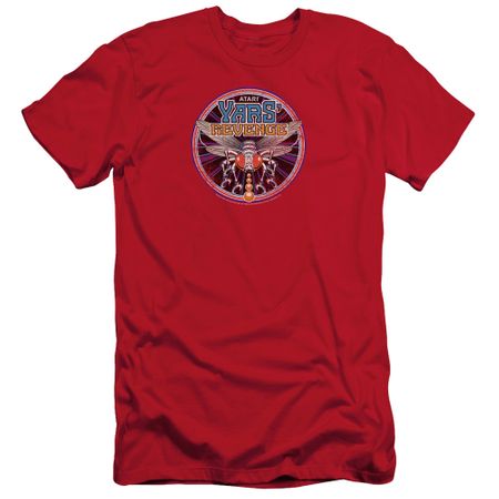 Atari Slim Fit Shirt Yars Revenge Patch Red T-Shirt