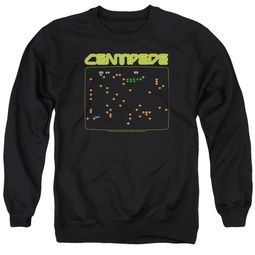 Atari Sweatshirt Centipede Screen Adult Black Sweat Shirt