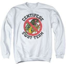 Atari Sweatshirt Centipede Swat Team Adult White Sweat Shirt
