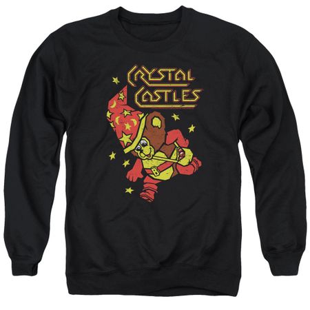 Atari Sweatshirt Crystal Bear Adult Black Sweat Shirt
