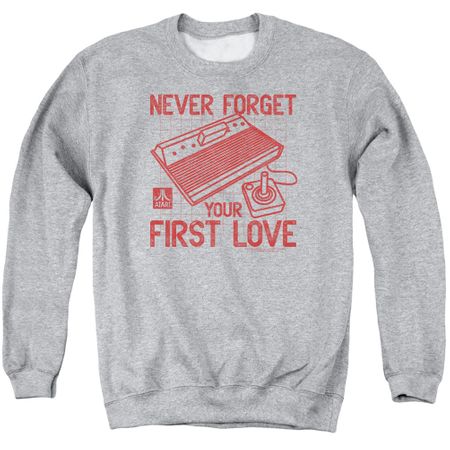 Atari Sweatshirt First Love Adult Athletic Heather Sweat Shirt