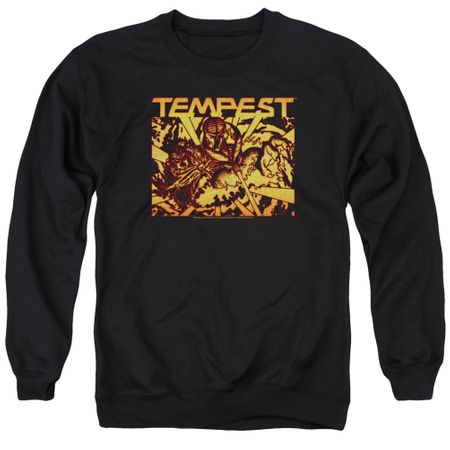 Atari Sweatshirt Tempest Demon Reach Adult Black Sweat Shirt