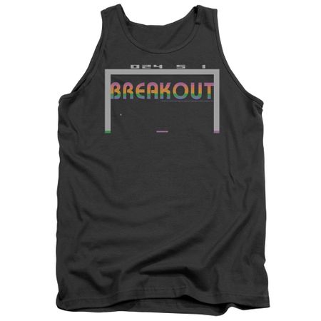 Atari Tank Top Breakout 2600 Charcoal Tanktop