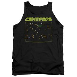 Atari Tank Top Centipede Screen Black Tanktop