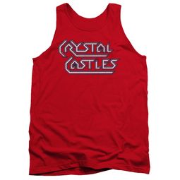 Atari Tank Top Crystal Castles Logo Red Tanktop