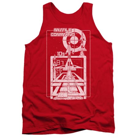 Atari Tank Top Lift Off Red Tanktop
